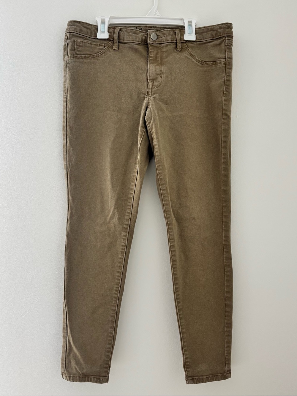 Mossimo Khaki Mid Rise Jeggings